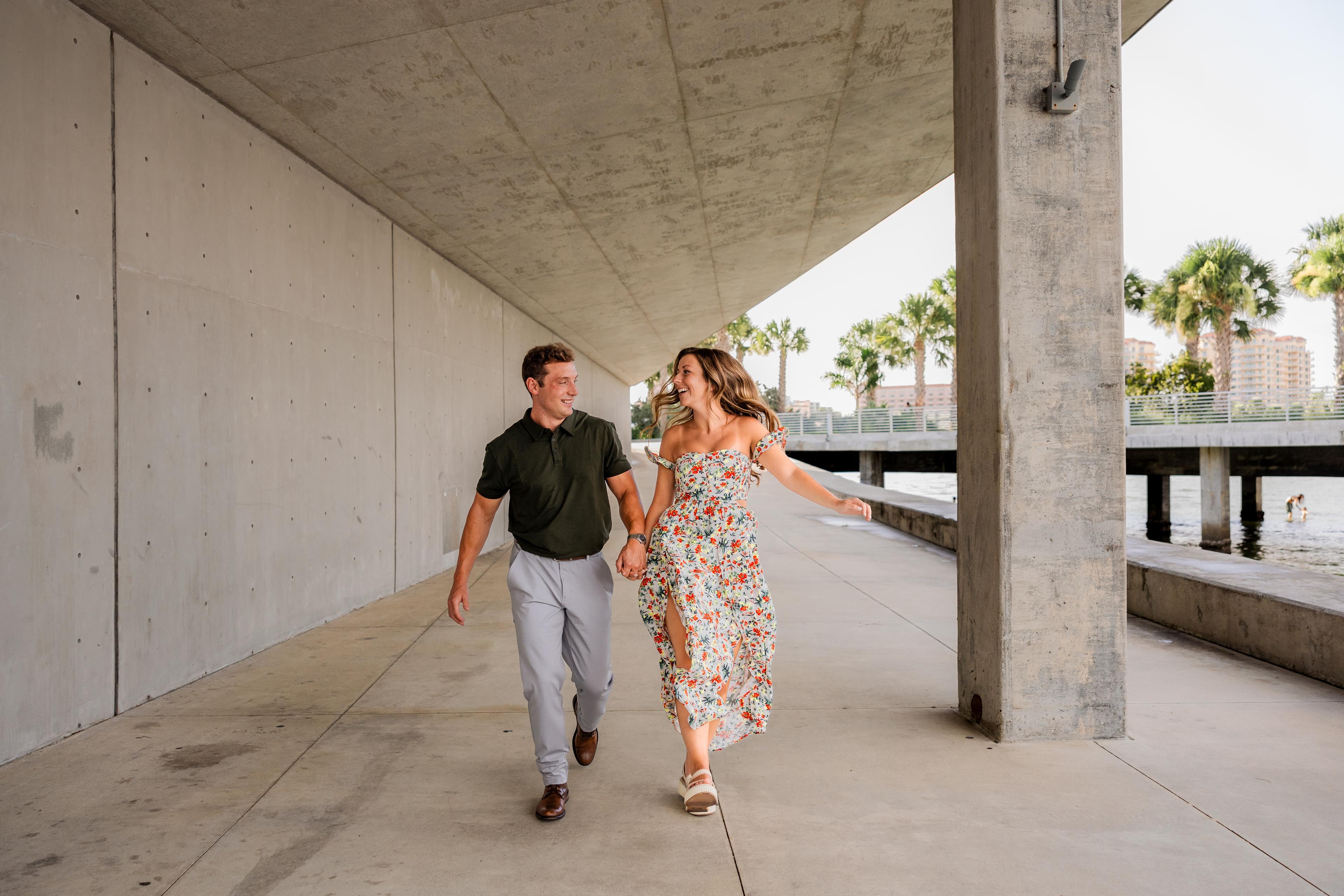 Engagement Session at St. Pete Pier - Golden Hours with a Modern Touch