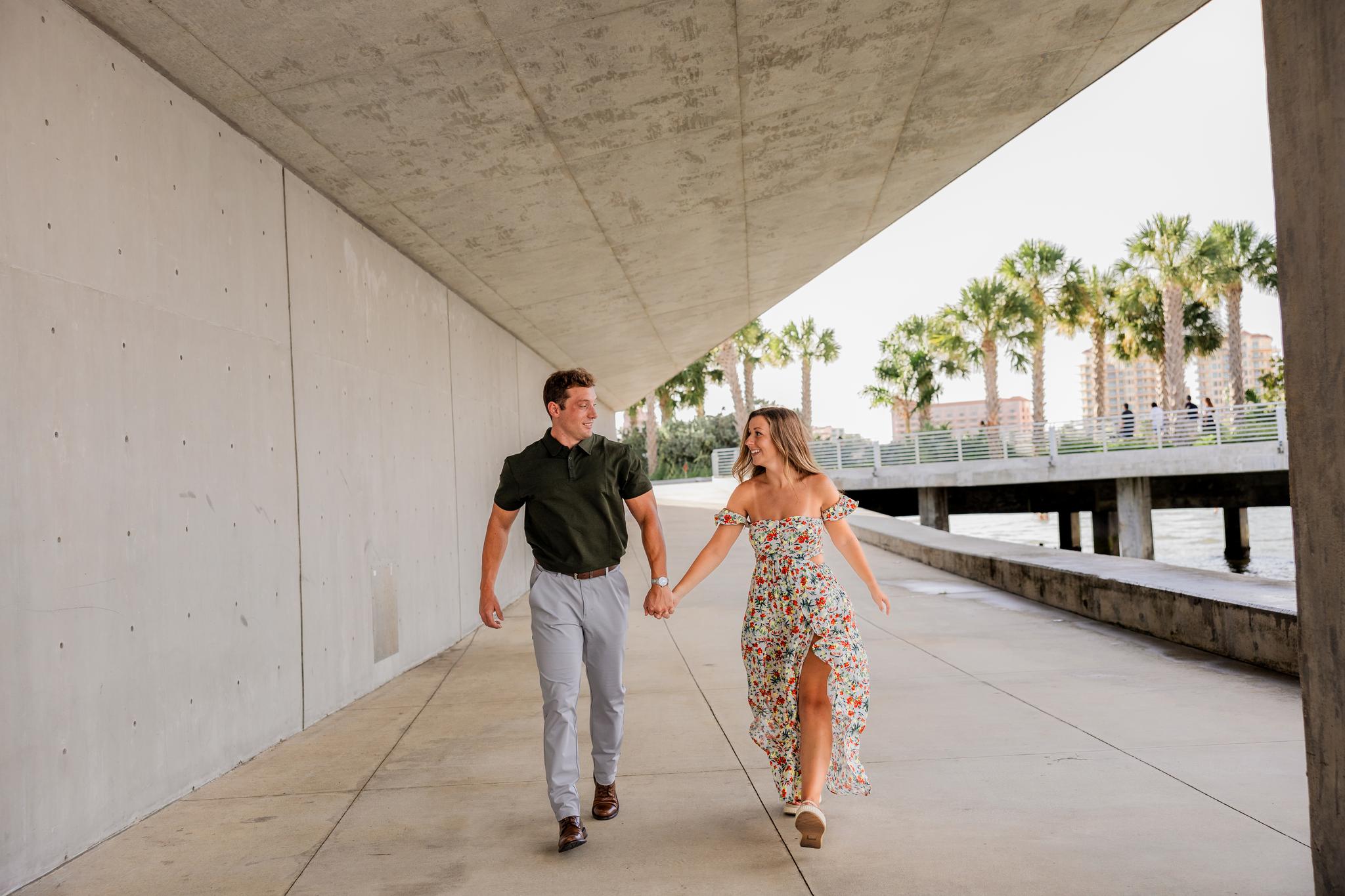 Engagement Session at St. Pete Pier - Golden Hours with a Modern Touch